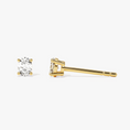 Load image into Gallery viewer, 0.3ct_4-Prong_Oval_Cut_Moissanite_Stud_Earrings_3