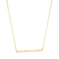 Load image into Gallery viewer, 0.40ctw Baguette Moissanite Bar Necklace