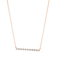 Load image into Gallery viewer, 0.40ctw Baguette Moissanite Bar Necklace