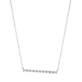 Load image into Gallery viewer, 0.40ctw Baguette Moissanite Bar Necklace
