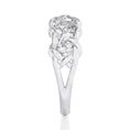 0.5CT Round Cut Criss Cross Moissanite Wedding Band