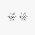 Load image into Gallery viewer, 1ctw Six-Prong Round Cut Moissanite Stud Earrings
