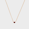 Load image into Gallery viewer, 1CT Oval Shaped Lab Ruby Bezel Set Pendant
