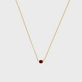 Load image into Gallery viewer, 1CT Oval Shaped Lab Ruby Bezel Set Pendant