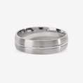 Load image into Gallery viewer, 6 mm Basic Carved Matte Brushed Men's Wedding Band