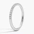 Load image into Gallery viewer, 4-Prong-Moissanite-Half-Eternity-Wedding-Band-1.8mm_4