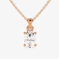 Load image into Gallery viewer, 4-Prong_Oval_Cut_Moissanite_Solitaire_Pendant-R
