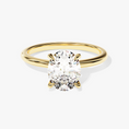 Load image into Gallery viewer, 4-Prong_Solitaire_Oval_Cut_Moissanite_Engagement_Ring_1