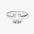 Load image into Gallery viewer, 4-Prong_Solitaire_Oval_Cut_Moissanite_Engagement_Ring_2