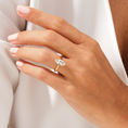 Marquise Cut Bezel Moissanite Engagement Ring