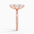 6-Prong Marquise Cut with Hidden Halo Moissanite Engagement Ring