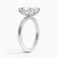 6-Prong Marquise Cut with Hidden Halo Moissanite Engagement Ring