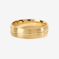 Load image into Gallery viewer, 6 mm Basic Carved Matte Brushed Men's Wedding Band