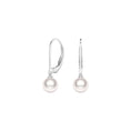 Load image into Gallery viewer, 8mm Freshwater Cultured Pearl Leverback Drop Earrings