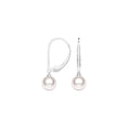 Load image into Gallery viewer, 8mm Freshwater Cultured Pearl Leverback Drop Earrings