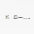 Load image into Gallery viewer, Asscher Cut Moissanite Stud Earrings