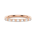 Baguette Cut Moissanite Wedding Band – 1.6 mm