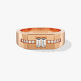 Load image into Gallery viewer, Baguette Cut Moissanite Men's Ring