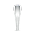 Bezel Asscher-Cut Moissanite Octagon Men's Signet Ring