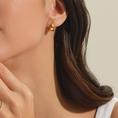 Bold Dome Huggie Hoop Earrings