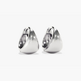 Bold Dome Huggie Hoop Earrings