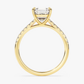 Load image into Gallery viewer, Cathedral Asscher Cut Moissanite Engagement Ring