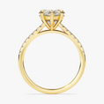 Load image into Gallery viewer, Cathedral Heart Cut Moissanite Engagement Ring