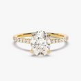 Load image into Gallery viewer, Cathedral_Oval_Cut_Moissanite_Engagement_Ring_1