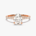 Load image into Gallery viewer, Cathedral_Oval_Cut_Moissanite_Engagement_Ring_3