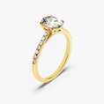 Load image into Gallery viewer, Cathedral_Oval_Cut_Moissanite_Engagement_Ring_4