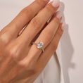 Load image into Gallery viewer, Cathedral_Oval_Cut_Moissanite_Engagement_Ring_7