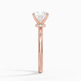 Celeste Rise Cushion Cut Hidden Halo Engagement Ring
