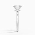 Celeste Rise Oval Cut Hidden Halo Engagement Ring