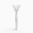Celeste Rise Princess Cut Hidden Halo Engagement Ring