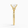 Celeste Rise Princess Cut Hidden Halo Engagement Ring