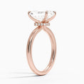 Celeste Rise Radiant Cut Hidden Halo Engagement Ring