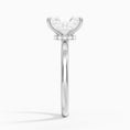 Celeste Rise Radiant Cut Hidden Halo Engagement Ring