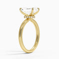 Celeste Rise Radiant Cut Hidden Halo Engagement Ring