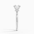 Celeste Rise Round-Cut Hidden Halo Engagement Ring