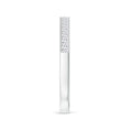 Channel-Set Princess Cut Moissanite with Milgrain Eternity Wedding Band
