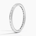 Load image into Gallery viewer, Channel Set Baguette Moissanite Eternity Wedding Band-2.0 mm