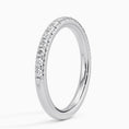 Classic Round Moissanite Half Eternity Wedding Band-2.0 mm