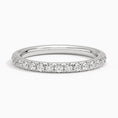 Load image into Gallery viewer, Classic Round Moissanite Half Eternity Wedding Band-2.0 mm