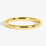 Classic High Polished Dome Wedding Band