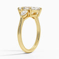 Load image into Gallery viewer, Classic Three Stone Marquise Cut Moissanite Engagement Ring