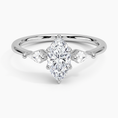 Load image into Gallery viewer, Cometa Marquise Cut Three Stone Moissanite Engagement Ring