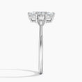Load image into Gallery viewer, Cometa Marquise Cut Three Stone Moissanite Engagement Ring