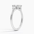 Load image into Gallery viewer, Cometa Marquise Cut Three Stone Moissanite Engagement Ring