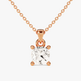 Load image into Gallery viewer, Cushion Cut Moissanite Solitaire Pendant Necklace