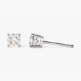 Load image into Gallery viewer, Cushion Cut Moissanite Stud Earrings